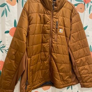 Carhartt Rugged Flex Jacket in Orange and Black